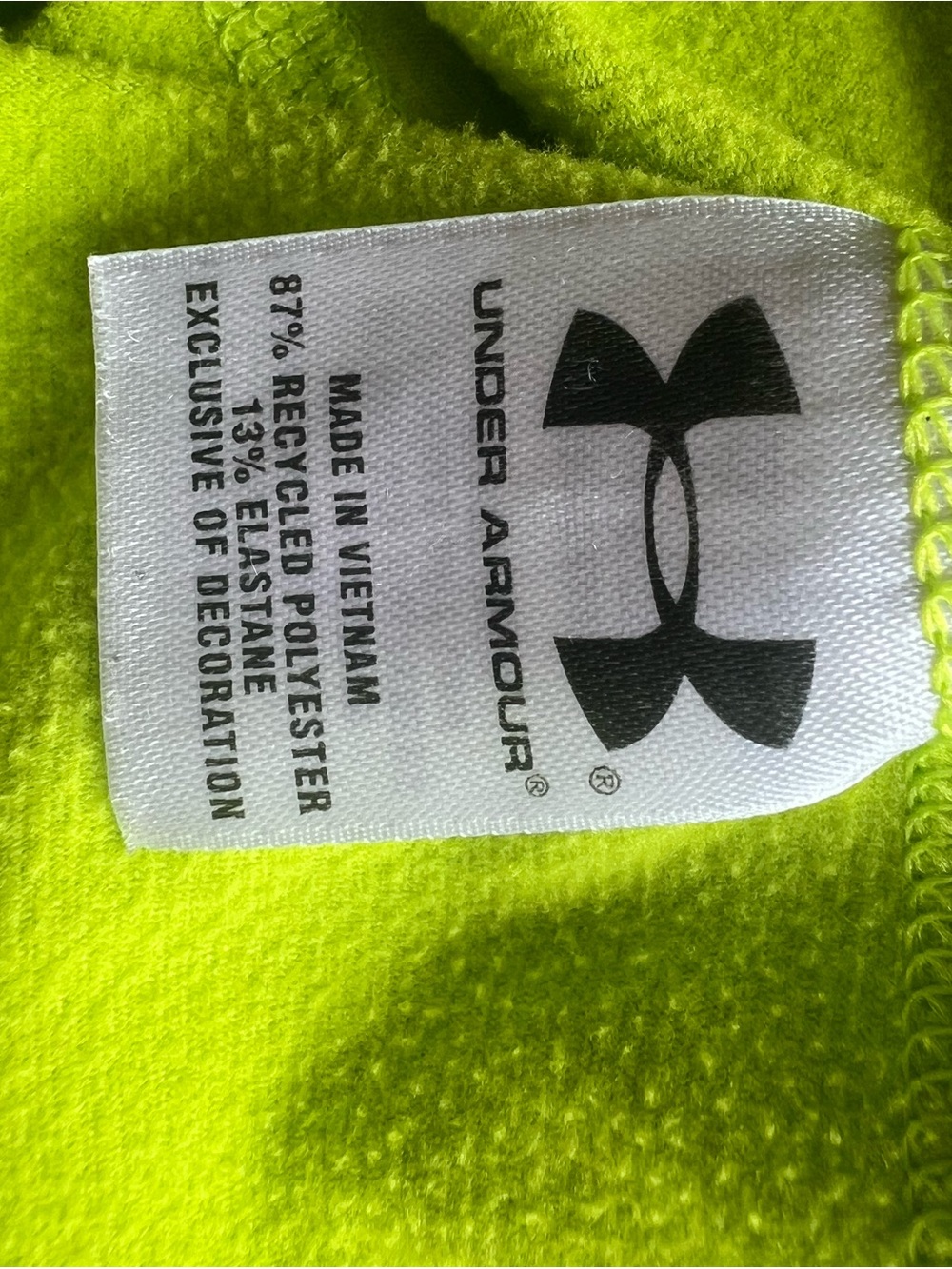 Under Armour Coldgear Catalyst Green 1/4 Zip Mock Neck Fitted Pullover Md # 239 View 4